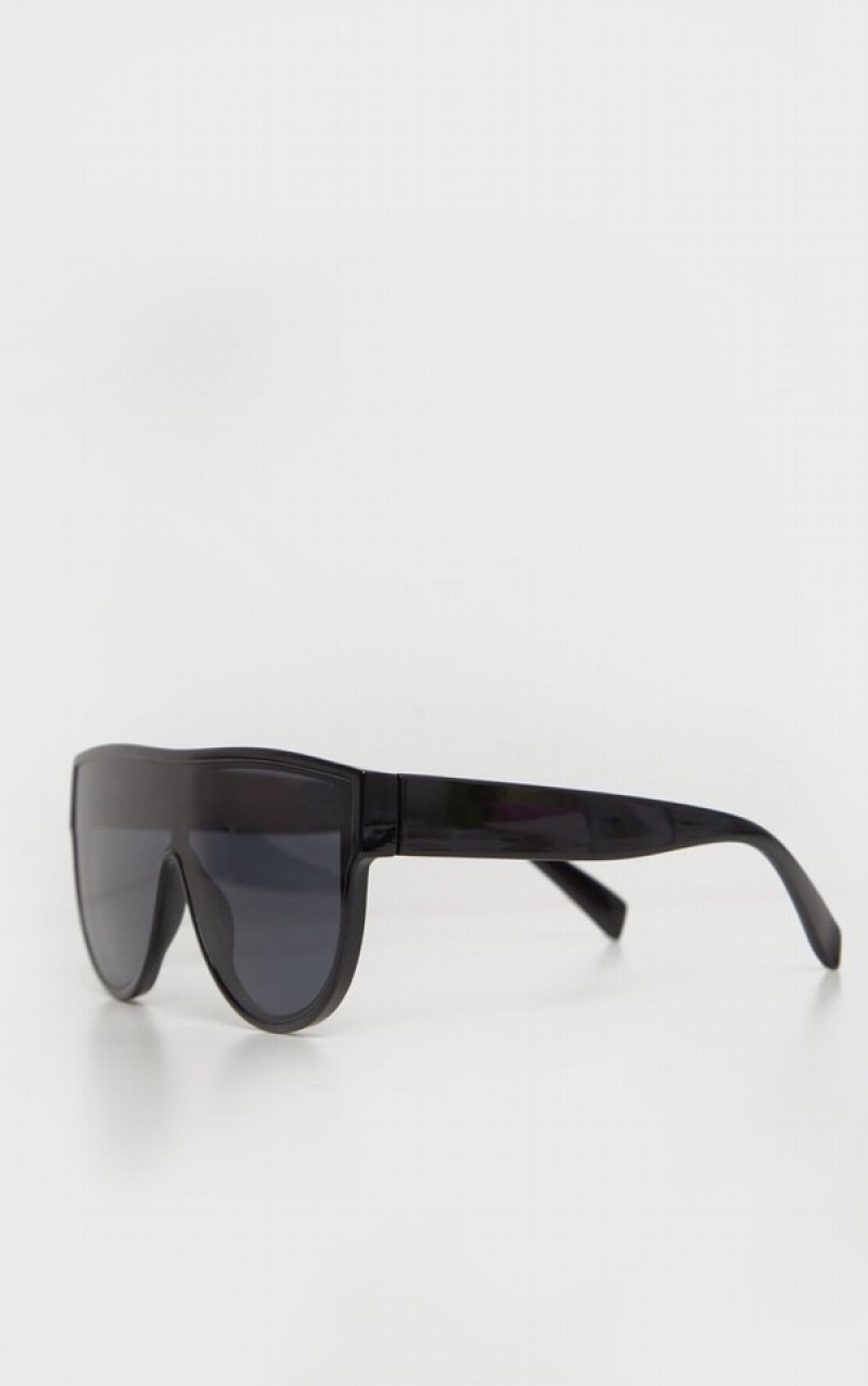 Black Pretty Little Thing Tinted Oversized Sunglasses | HVJSLRK-39