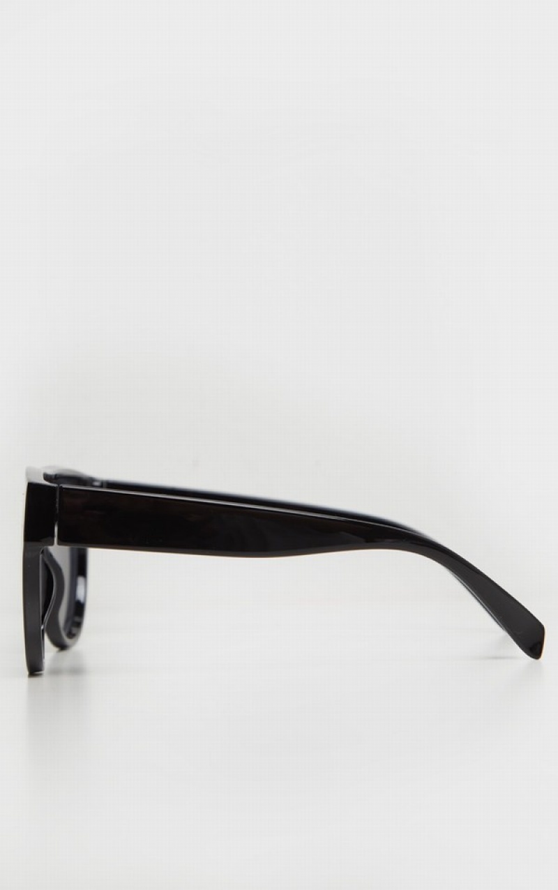 Black Pretty Little Thing Tinted Oversized Sunglasses | HVJSLRK-39