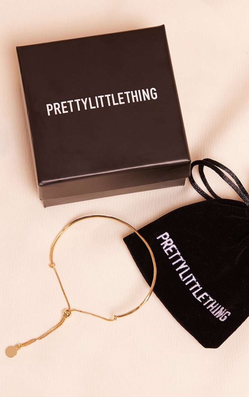 Gold Pretty Little Thing Real Plated Simple Pullycelet Jewelry | TNIFHJM-29