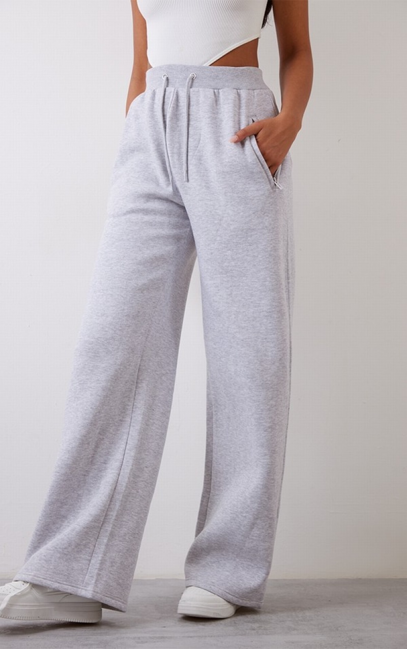 Grey Pretty Little Thing Tall Ash Straight Leg Sweatpants | WCUYBZT-72