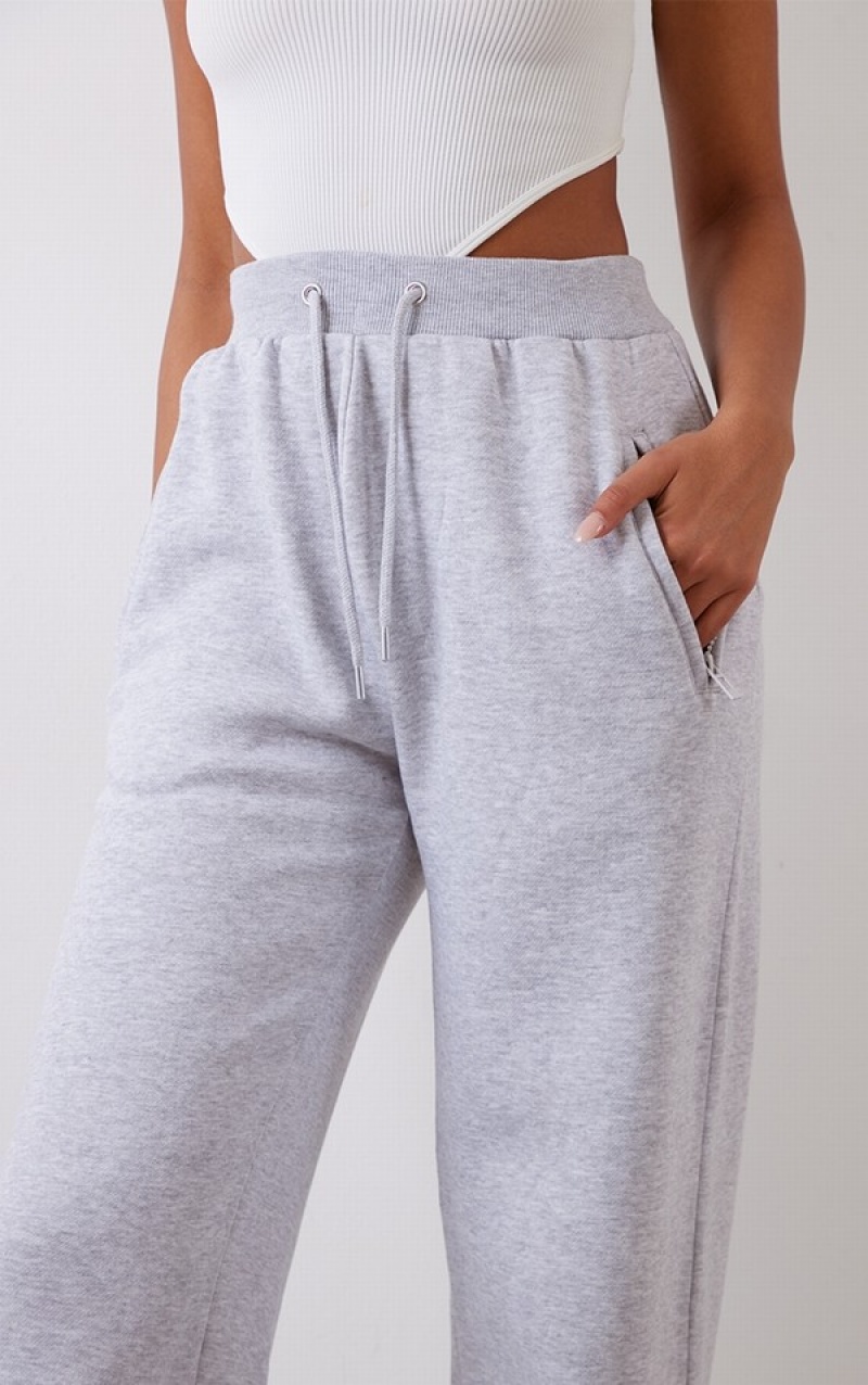 Grey Pretty Little Thing Tall Ash Straight Leg Sweatpants | WCUYBZT-72