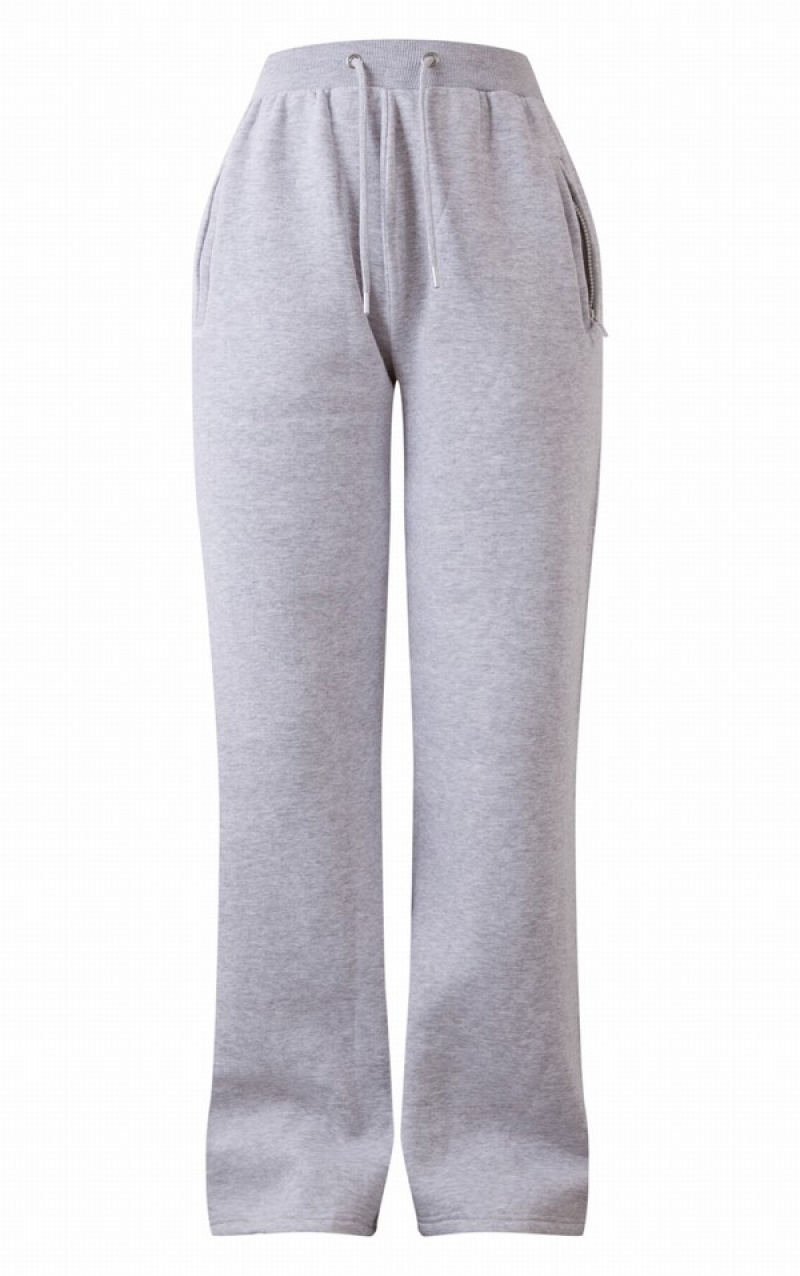 Grey Pretty Little Thing Tall Ash Straight Leg Sweatpants | WCUYBZT-72