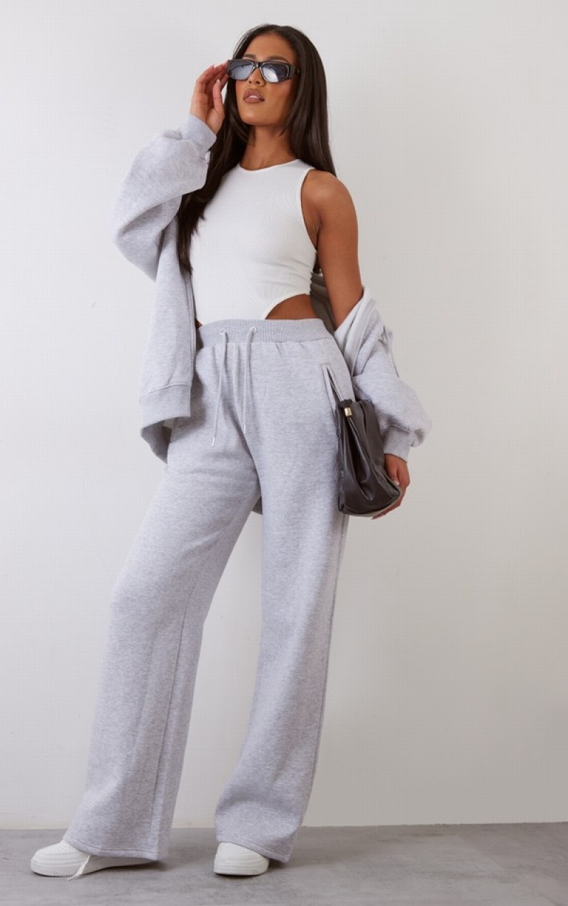 Grey Pretty Little Thing Tall Ash Straight Leg Sweatpants | WCUYBZT-72