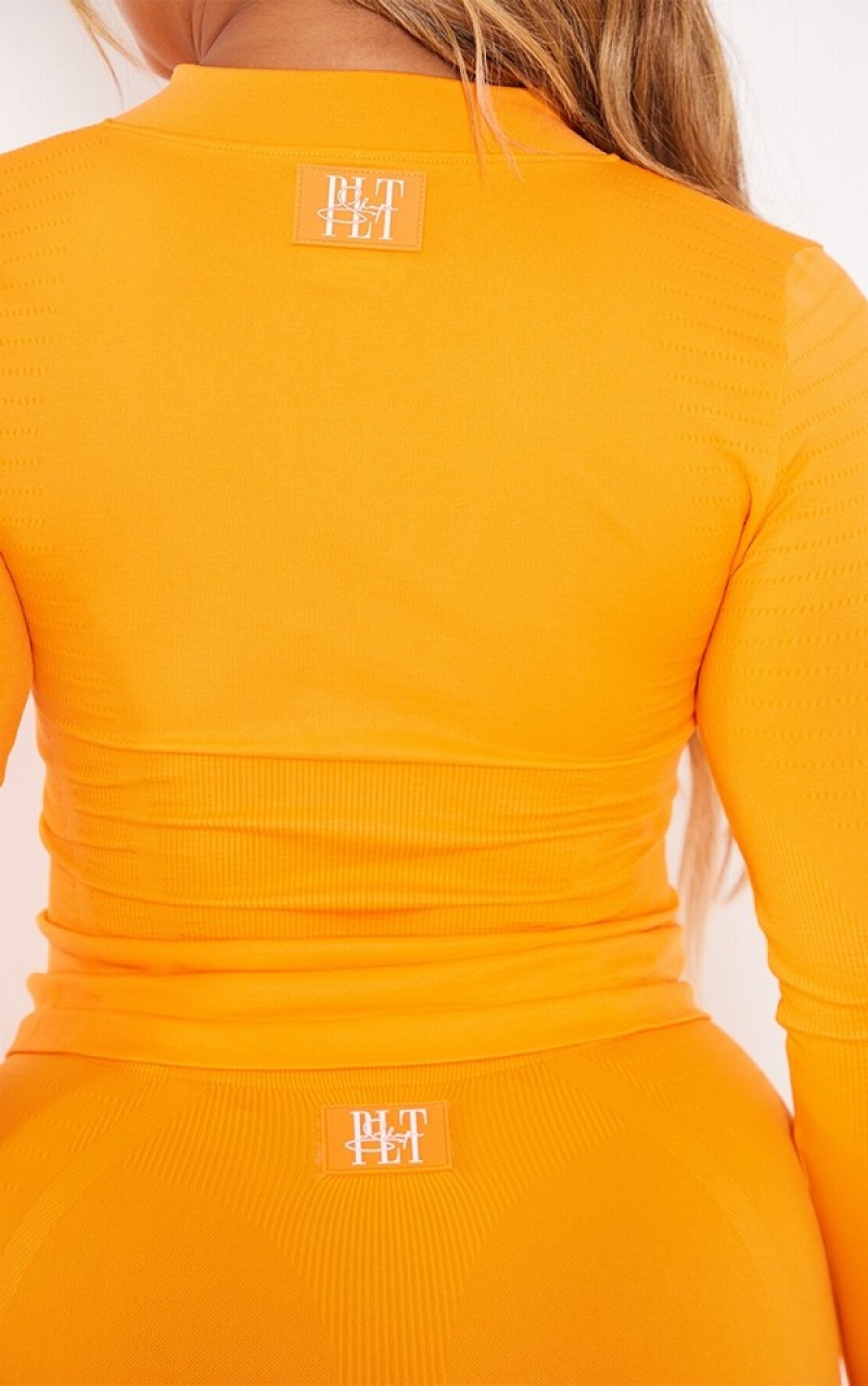 Orange Pretty Little Thing Shape Orangended Gym Leggings | PMUDCQZ-54