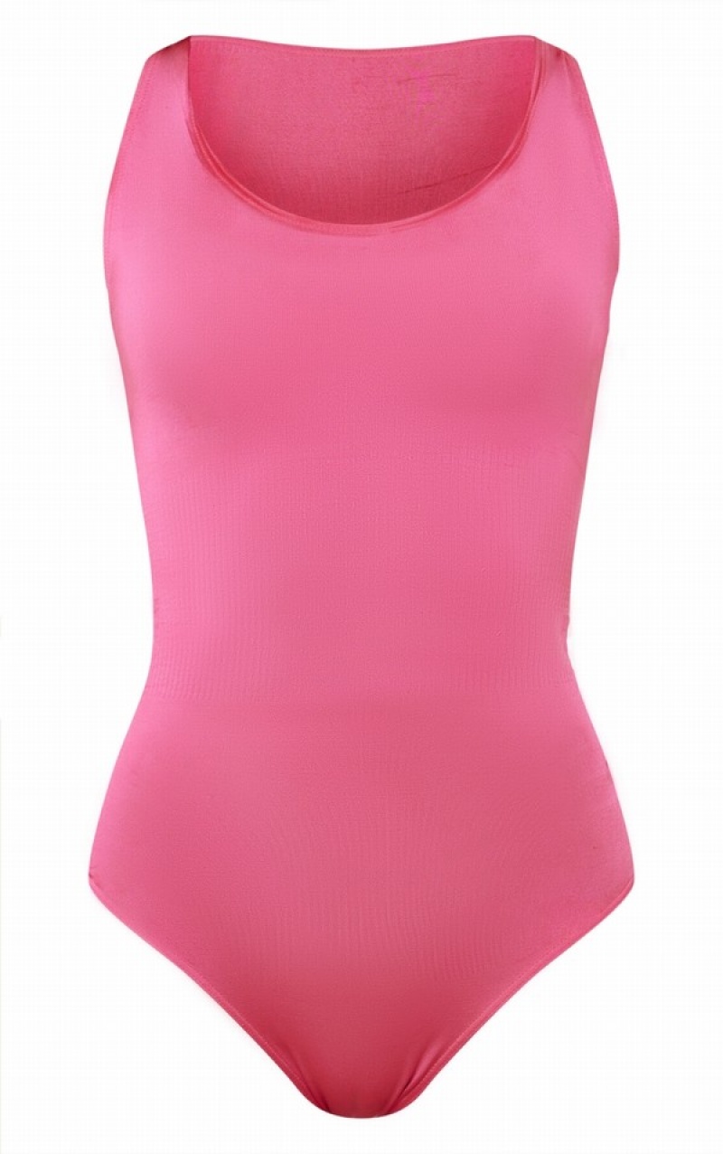 Pink Pretty Little Thing Hot Seamless Sculpt Waist Swimsuits | BSCZIEO-39